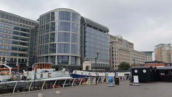 ISG Docklands Google maps