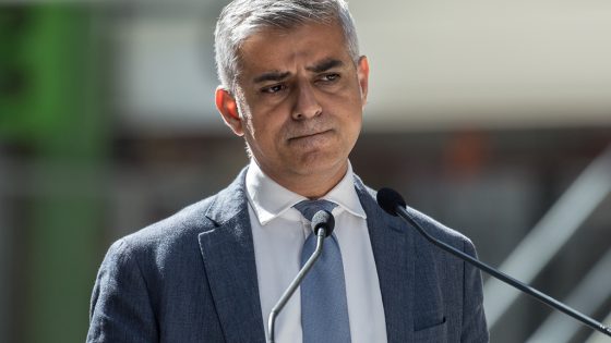 Sadiq Khan shutterstock