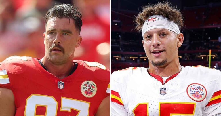 Travis Kelce Teases Patrick Mahomes for Being Glued to His Royals 01 2024