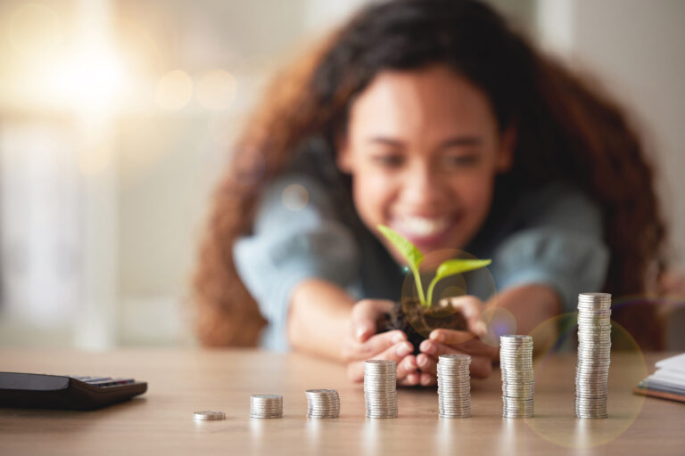 counting coins growing plant 1420045005