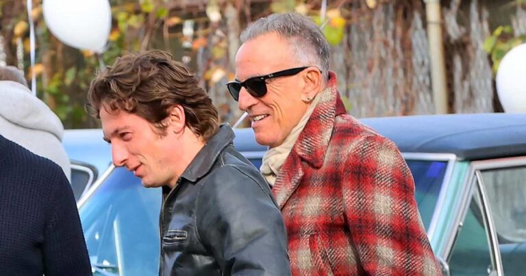 Bruce Springsteen Bonds With Jeremy Allen White on Biopic Set