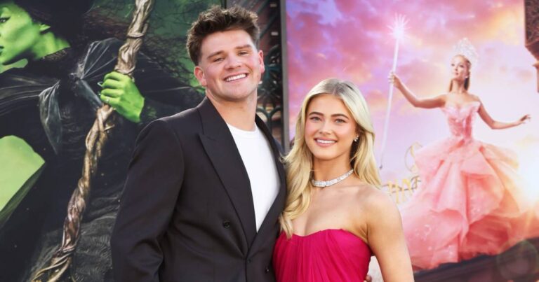 DWTS Rylee Arnold Makes Red Carpet Debut With Boyfriend Walker Lyons at Wicked Premiere