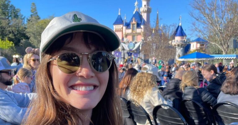 Leighton Meester Stars at Disneyland