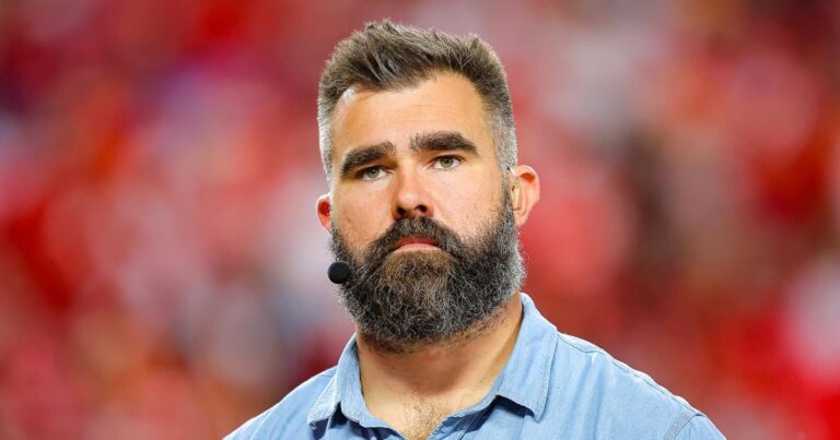 Philadelphia Radio Host Criticizes Jason Kelce for Smashing Phone References Travis and Taylor Swift 1