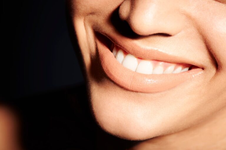 Smiling woman closeup