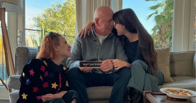 Tallulah and Scout Willis Share Rare Photo Of Bruce Willis 1