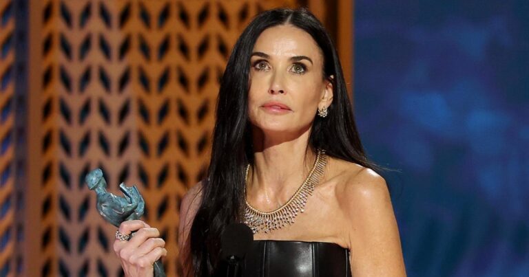 Demi Moore Wins Best Actress at 2025 SAG Awards for The Substance 158