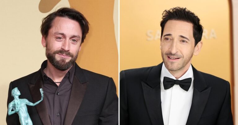 Kieran Culkin Shades Adrien Brody for No Reason at 2025 SAG Awards 1