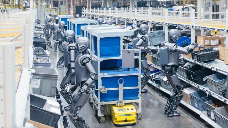 1 ai powered swarm robots team up to build cars faster than ever