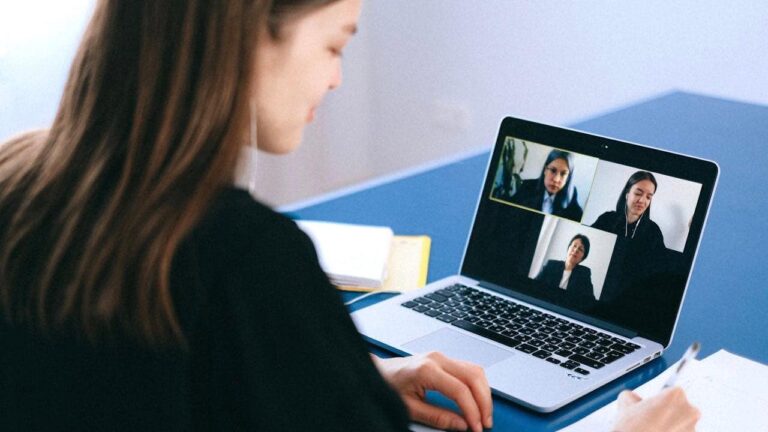 1 microsoft ends skype woman on conference call